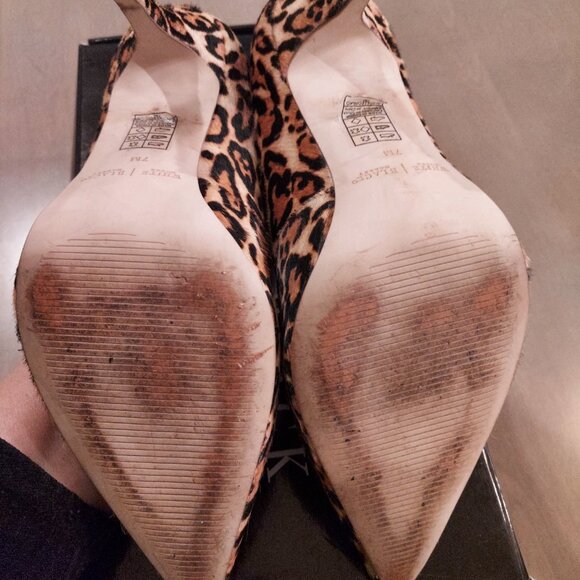 White House Black Market Olivia Leopard Heel - Picture 6 of 11